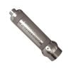 Autotecnica HB2301GY Brushed Aluminium & Leather Handbrake Lever Cover Grey