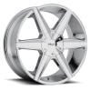 Helo HE887 24x9.5 6x135,6x139.7 +38 Offset Chrome Wheel