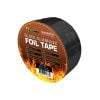 Heat Protection Products Aluminium Foil Tape 38mm x 10m Roll Black 780100B