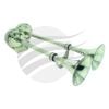 Jaylec HO2011 Elec Horns 12V Dual Trumpets 115Db High and Low Tone S/Steel