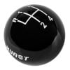 Hurst 4-Speed Black Manual Shift Knob with 3/8