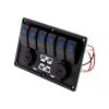 Hulk 4x4 HU7065B 6-Way Switch Panel with 50A Plugs ACC Power Socket and USB