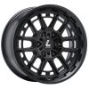 Lenso Hurricane 18x9 6x139.7 +30 Offset Satin Black