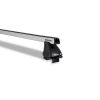 Rhino Rack HD 2500 Silver 1 Bar Roof Rack Front JA4601