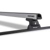 Rhino Rack HD RLT600 Trackmount Silver 1 Bar Roof Rack JA8720