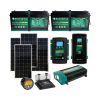 Enerdrive 720W Solar Package with 2x B-TEC 200Ah Battery 60A AC/40A DC Chargers 2000W Inverter & ePRO Battery Monitor