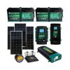 Enerdrive 720W Solar Package with 2x B-TEC 200Ah Battery 60A AC/40A DC Chargers 2600W Inverter & ePRO Battery Monitor
