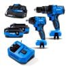 Kincrome PT18 18V 2PC Drill & Impact Wrench Combo K23247