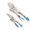 Kincrome 2 Piece C/Jaw & Long Nose Locking Plier Set K40076