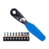 Kincrome K5034 Mini Ratchet 5 Point Tamperproof TORX Bit Set 10pc