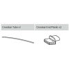 EGR Soft Tonneau Cover Cross Bar with End Clip Kit SFTC-CROSSBAR