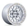 KMC KM549 GRS 17x9 6x135 +18 Offset Silver Wheel