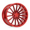 XO London 19x10 5x112 +52 Offset Red Wheel