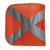 LV Automotive LV0936 Mining Whip Flag Only With Reflective Silver Cross