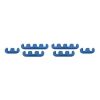 Moroso Spark Plug Lead Separators 7-9mm Blue Separators Only Mounts Not Included MO72160