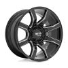 Moto Metal MO804 SPIDER 22x12 8x165.1 -44 Offset Black Wheel