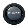 MOMO Chrome Over Anthracite Round Lip Steering Wheel Horn Button
