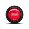MOMO Silver Arrow Over Red Flat Lip Steering Wheel Horn Button