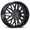 Black Rhino Morocco 20x9 6x139.7 +40 Offset Black Wheel