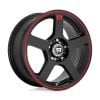 Motegi MR116 FS5 15x6.5 4x100/4x108 +40 Offset Black Wheel