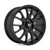 Motegi MR118 MS7 18x8 5x114.3 +45 Offset Black Wheel