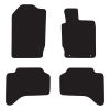 RubberTree Luxury Carpet Car Floor Mats fits Mitsubishi Triton Dual Cab 06-09 MT055LXBL