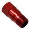 Meziere Water Pump fitting extension Red Finish 1