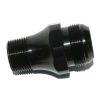 Meziere Inlet Fitting 100 Series Electric Water Pumps -20AN Black Finish MZWP1020S