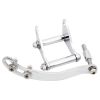 TFI Racing Power Steering Pump Bracket Kit Chrome Steel Chevrolet Small Block LWP & SWP 41315