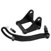 TFI Racing Power Steering Pump Bracket Kit Black Steel Chevrolet Small Block LWP & SWP 41316