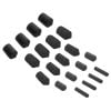 TFI Racing 20 Piece Vacuum Line Cap Kit Black Assorted Sizes 66-229