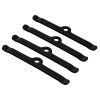 TFI Racing Valve Cover Hold Down Tabs Black Steel Long Set 4 66-498