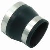 Spectre Performance Air Intake Coupler Reducer 4 Inch-3.5 Inch Black with Hose Clamps 9741