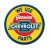 Nostalgia Signs We Use Genuine Chevrolet Metal Sign Reproduction 30cm Round MSI1072