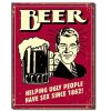 Nostalgia Signs Beer Helping Ugly People Have Sex Since 1862 Metal Sign Reproduction 32cm x 41cm MSI1328