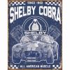 Nostalgia Signs Shelby Cobra Metal Sign Reproduction 32cm x 41cm MSI2134