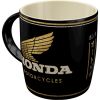 Nostalgic Art 330ml Ceramic Mug Honda MC Motorcycles Gold NA43080