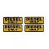 TFI Racing Diesel Only Decal Set Small PS003