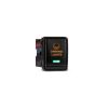 Bushranger NHWA04N200AGDL In-Cabin OEM Style Switch Driving Light Vertical Factory Blank fits Nissan Navara 2015-on
