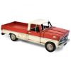 Nostalgic Art Automebelia 1970 Ford F-100 Ranger Metal Collectable Red and Cream 33x11.5x11cm 30709