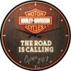 Nostalgic Art Wall Clock Harley Davidson The Road is Calling 30cm NA51202