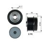 Gates OAP7180 Overriding Alternator Pulley