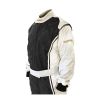 Proforce Driving Suit Lightweight Racing Suit Triple Layer FIA Advanced 100% Nomex Fabric and Inner Knit Black/Gray Large PFS-4200-L