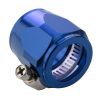 Proflow Hex Hose Finisher Clamp 24.8mm ID Blue PFE150-12B