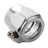 Proflow Hex Hose Finisher Clamp 24.8mm ID Silver PFE150-12P