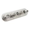 Proflow UltraCool AC Bulkhead 4 Port Inline Polished PFEACWP104