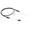 Proflow Throttle Cable For Holden Commodore LS Black Braided Stainless Wire 48 in. Length PFECSS-LS48-BK