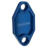 Proflow Fuel Pump Block-Off Plate Aluminium Blue Anodised For Holden 253 308 Each PFEFB-100BL