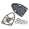 Proflow Fuel Pump Block-Off Plate Aluminium Black Anodised SB For Chevrolet Each PFEFB-102BK
