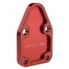 Proflow Fuel Pump Block-Off Plate Aluminium Red Anodised Small Block For Chevrolet For Chrysler Each PFEFB-102R